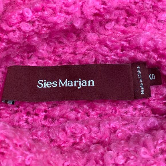 SIES MARJAN Size S Pink Acrylic Blend Knit Turtleneck Pullover - Picture 5 of 7